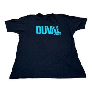 Duval Light Black T-Shirt With Jacksonville Jaguars Jags XXL Tee Skyline Graphic